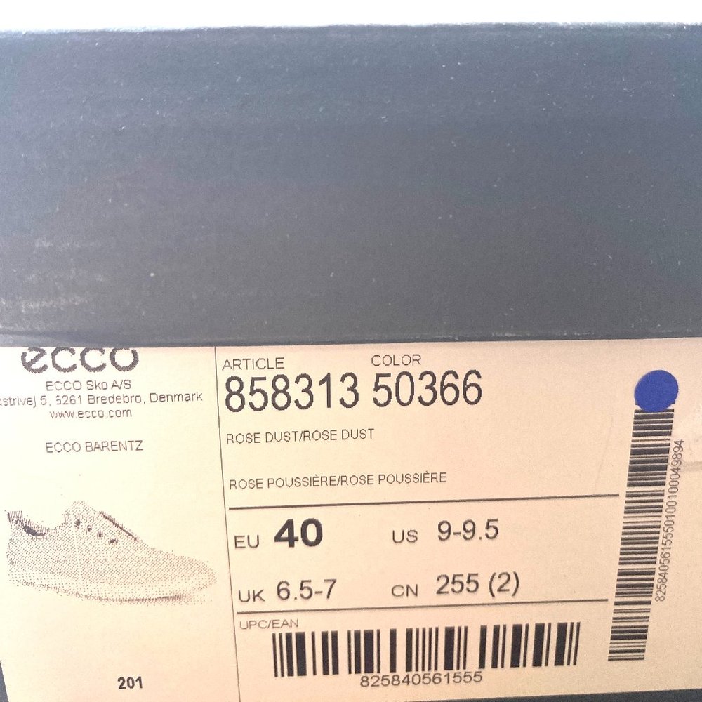 🎄 Christmas Sale 🎄 ECCO Barentz Rose Dust Sneakers Women’s Size 9-9.5 - Picture 9 of 9